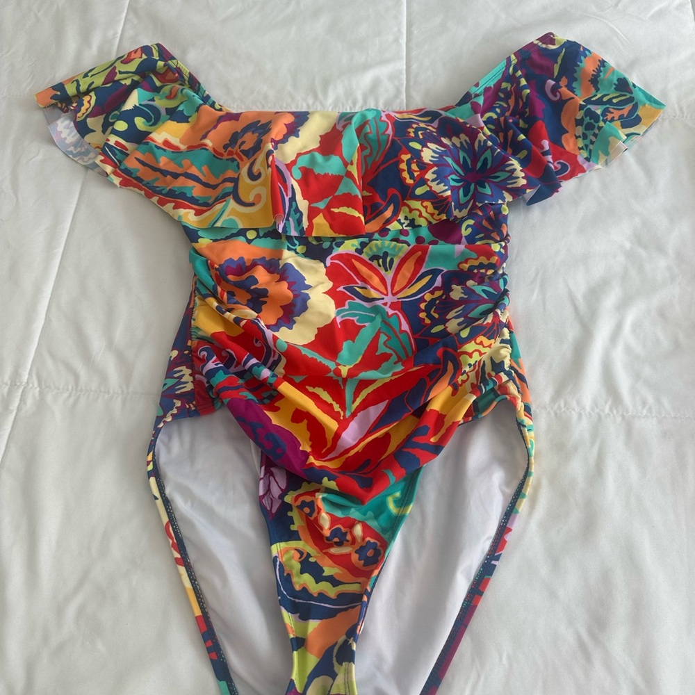 Tahari Colorful Floral Swimwear